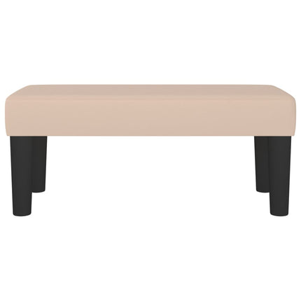 Panca Cappuccino 70x30x30 cm in Similpelle