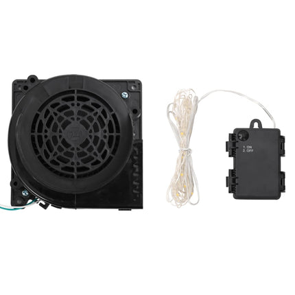 Decorazione Natalizia Babbo Natale e Renne Gonfiabili LED 130cm