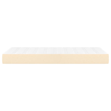 Materasso a Molle Insacchettate Crema 90x190x20 cm in Tessuto
