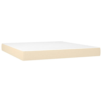 Materasso a Molle Insacchettate Crema 180x200x20 cm in Tessuto