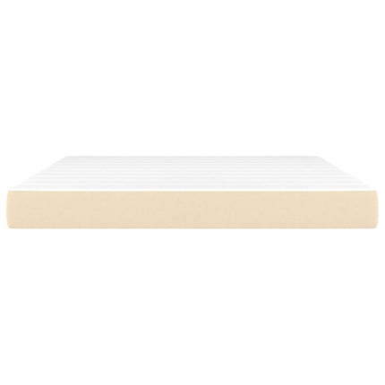 Materasso a Molle Insacchettate Crema 180x200x20 cm in Tessuto