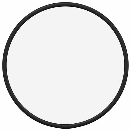 Specchio da Parete Nero Ã˜ 20 cm Rotondo