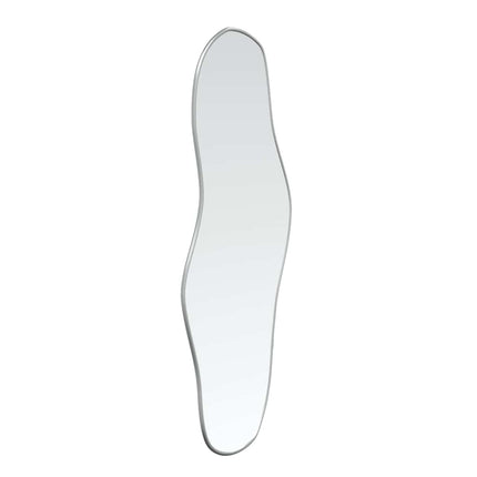 Specchio da Parete Argento 60x25 cm
