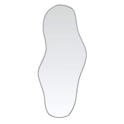 Specchio da Parete Argento 90x40 cm