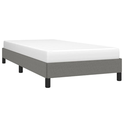 Giroletto senza Materasso Grigio Scuro 80x200 cm Tessuto