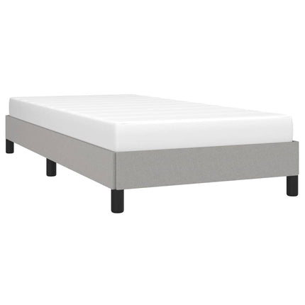Giroletto senza Materasso Grigio Chiaro 90x190 cm Tessuto