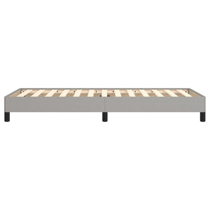 Giroletto senza Materasso Grigio Chiaro 90x190 cm Tessuto