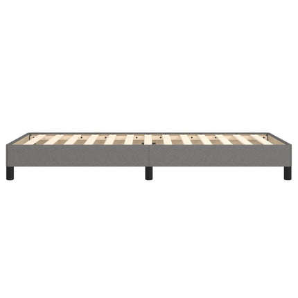 Giroletto senza Materasso Grigio Scuro 90x190 cm Tessuto