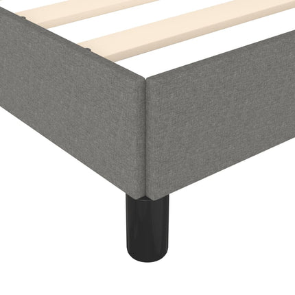 Giroletto senza Materasso Grigio Scuro 90x190 cm Tessuto