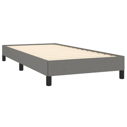 Giroletto senza Materasso Grigio Scuro 90x200 cm Tessuto