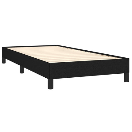 Giroletto senza Materasso Nero 90x200 cm in Tessuto
