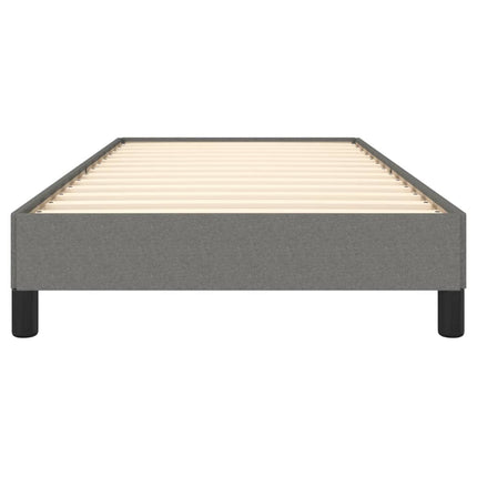 Giroletto senza Materasso Grigio Scuro 100x200 cm Tessuto