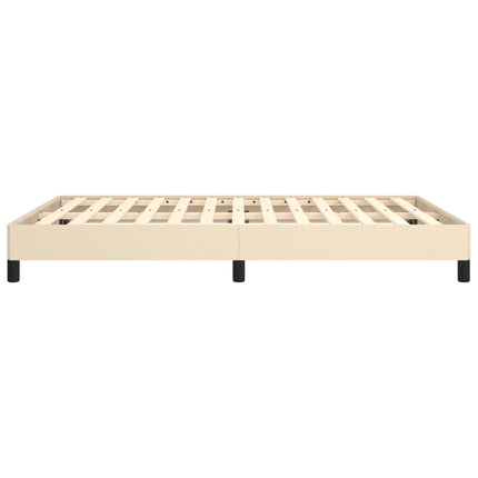 Giroletto senza Materasso Crema 140x190 cm in Tessuto
