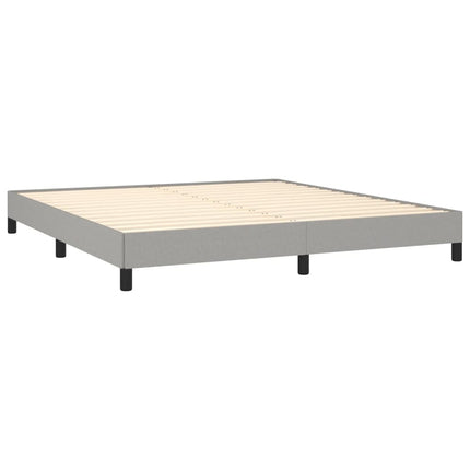 Giroletto senza Materasso Grigio Chiaro 160x200 cm Tessuto