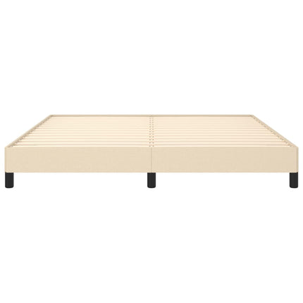 Giroletto senza Materasso Crema 160x200 cm in Tessuto