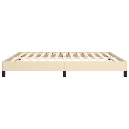 Giroletto senza Materasso Crema 160x200 cm in Tessuto