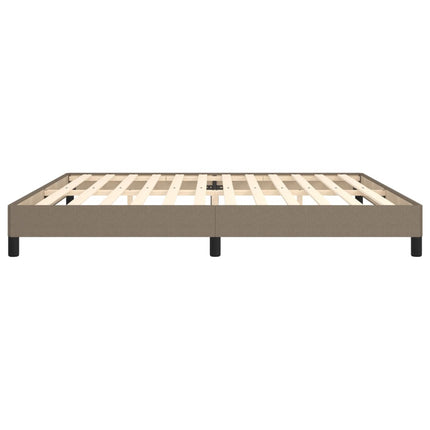 Giroletto senza Materasso Tortora 200x200 cm in Tessuto