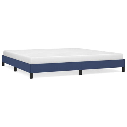 Giroletto senza Materasso Blu 200x200 cm in Tessuto