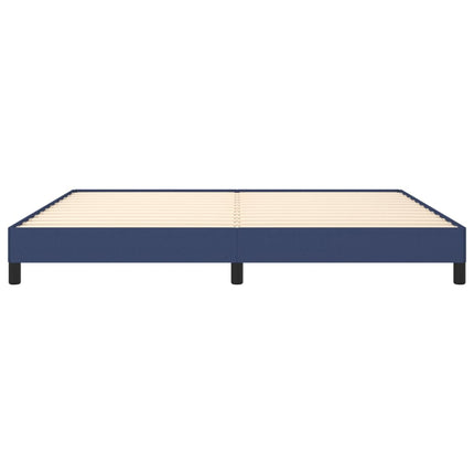 Giroletto senza Materasso Blu 200x200 cm in Tessuto