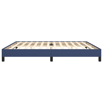 Giroletto senza Materasso Blu 200x200 cm in Tessuto