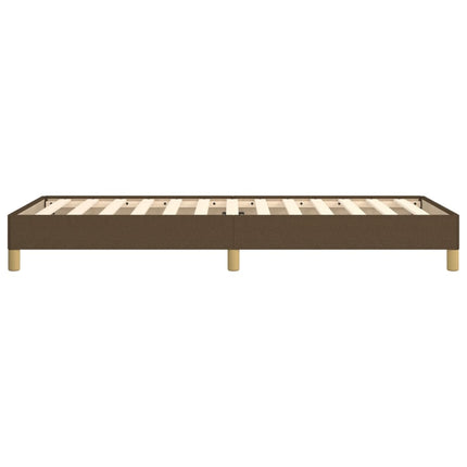 Giroletto senza Materasso Marrone Scuro 90x200 cm Tessuto