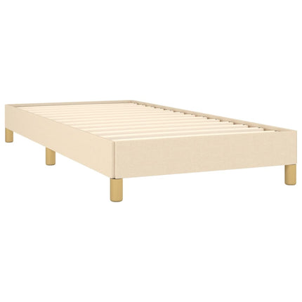 Giroletto senza Materasso Crema 90x200 cm in Tessuto