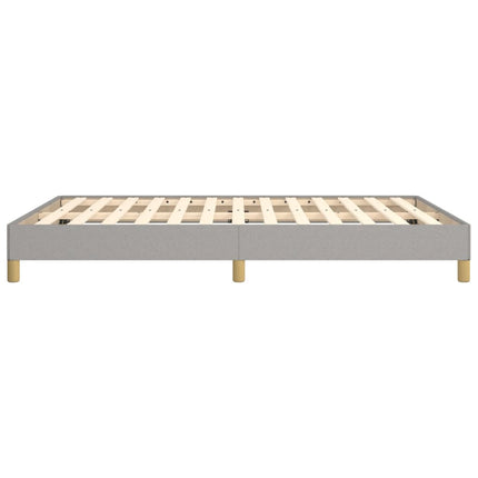 Giroletto senza Materasso Grigio Chiaro 160x200 cm Tessuto