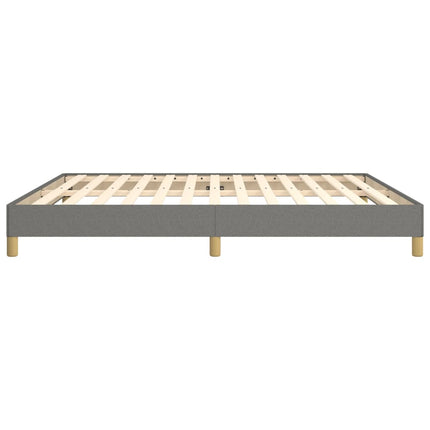 Giroletto senza Materasso Grigio Scuro 180x200 cm Tessuto