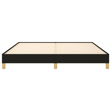 Giroletto senza Materasso Nero 180x200 cm in Tessuto