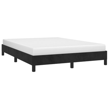 Giroletto senza Materasso Nero 140x190 cm in Velluto