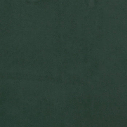 Giroletto senza Materasso Verde Scuro 140x190 cm in Velluto