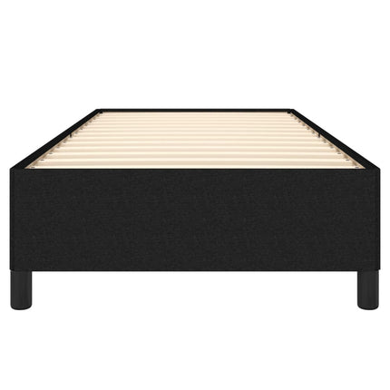 Giroletto senza Materasso Nero 90x190 cm in Tessuto