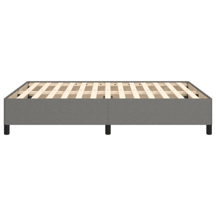 Giroletto senza Materasso Grigio Scuro 140x200 cm Tessuto