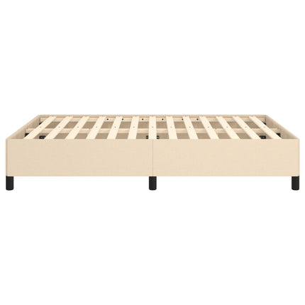 Giroletto senza Materasso Crema 140x200 cm in Tessuto