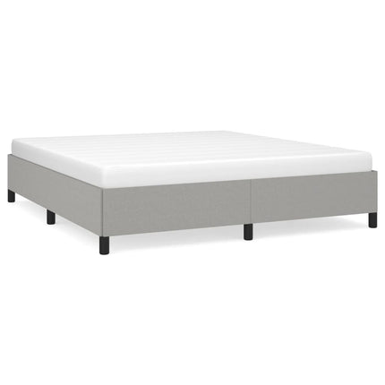 Giroletto senza Materasso Grigio Chiaro 160x200 cm Tessuto