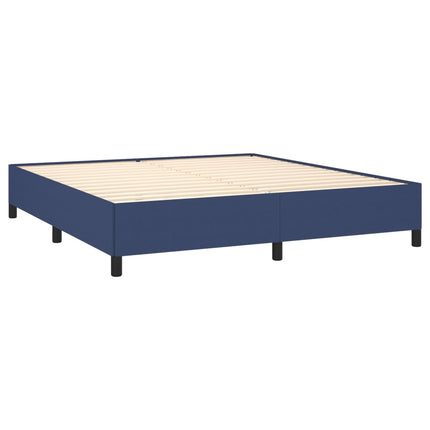 Giroletto senza Materasso Blu 160x200 cm in Tessuto