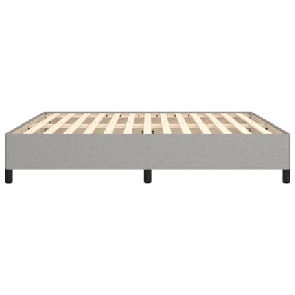 Giroletto senza Materasso Grigio Chiaro 180x200 cm Tessuto