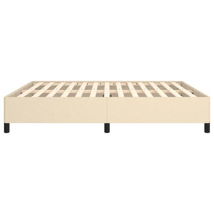 Giroletto senza Materasso Crema 180x200 cm in Tessuto