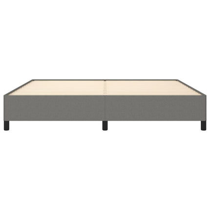 Giroletto senza Materasso Grigio Scuro 200x200 cm Tessuto