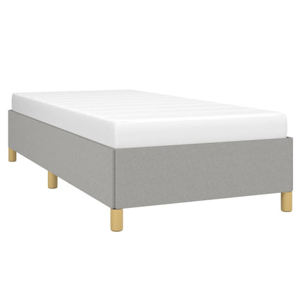 Giroletto senza Materasso Grigio Chiaro 90x190 cm Tessuto