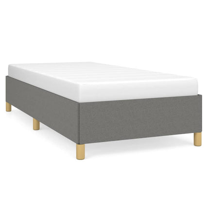 Giroletto senza Materasso Grigio Scuro 100x200 cm Tessuto