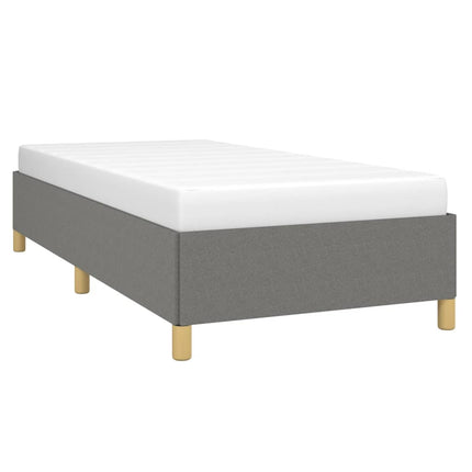 Giroletto senza Materasso Grigio Scuro 100x200 cm Tessuto
