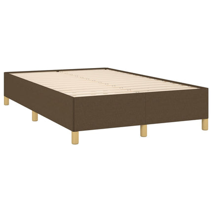 Giroletto senza Materasso Marrone Scuro 120x200 cm Tessuto
