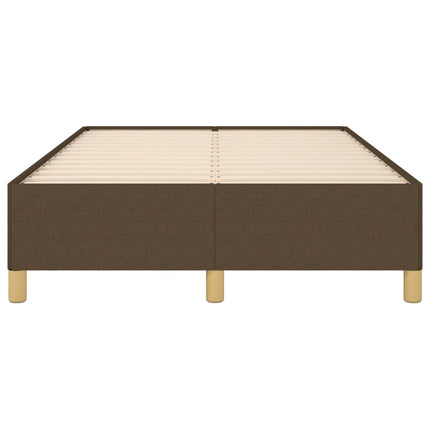 Giroletto senza Materasso Marrone Scuro 120x200 cm Tessuto
