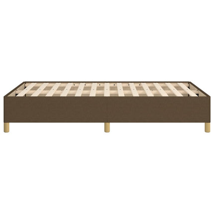 Giroletto senza Materasso Marrone Scuro 120x200 cm Tessuto