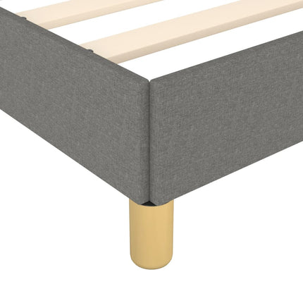 Giroletto senza Materasso Grigio Scuro 180x200 cm Tessuto