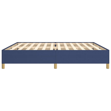 Giroletto senza Materasso Blu 200x200 cm in Tessuto