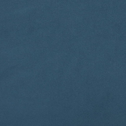 Giroletto senza Materasso Blu Scuro 140x190 cm in Velluto
