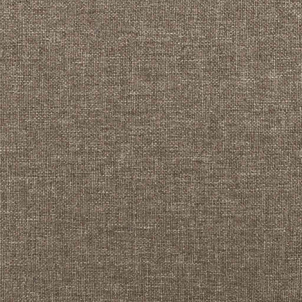 Giroletto con Testiera senza Materasso Tortora 80x200cm Tessuto