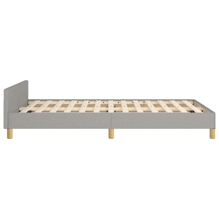 Giroletto senza Materasso Grigio Chiaro 120x200 cm Tessuto